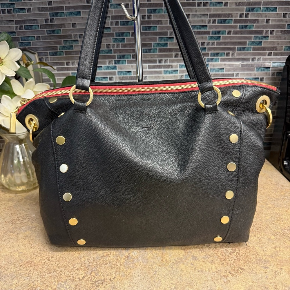 Hammitt Daniel Large Black with Red zipper purse - Picture 3 of 9